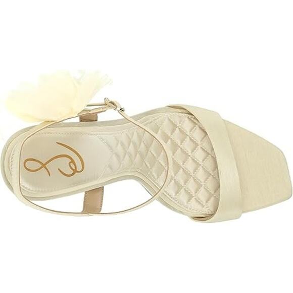 Sam Edelman Women's Leana Heeled Sandal, Pearl Ivory, Size 10 - Picture 6 of 7